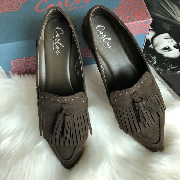 Carlos Santana Shoes - Carlos By Carlos Santana Jessa Fringe Loafer